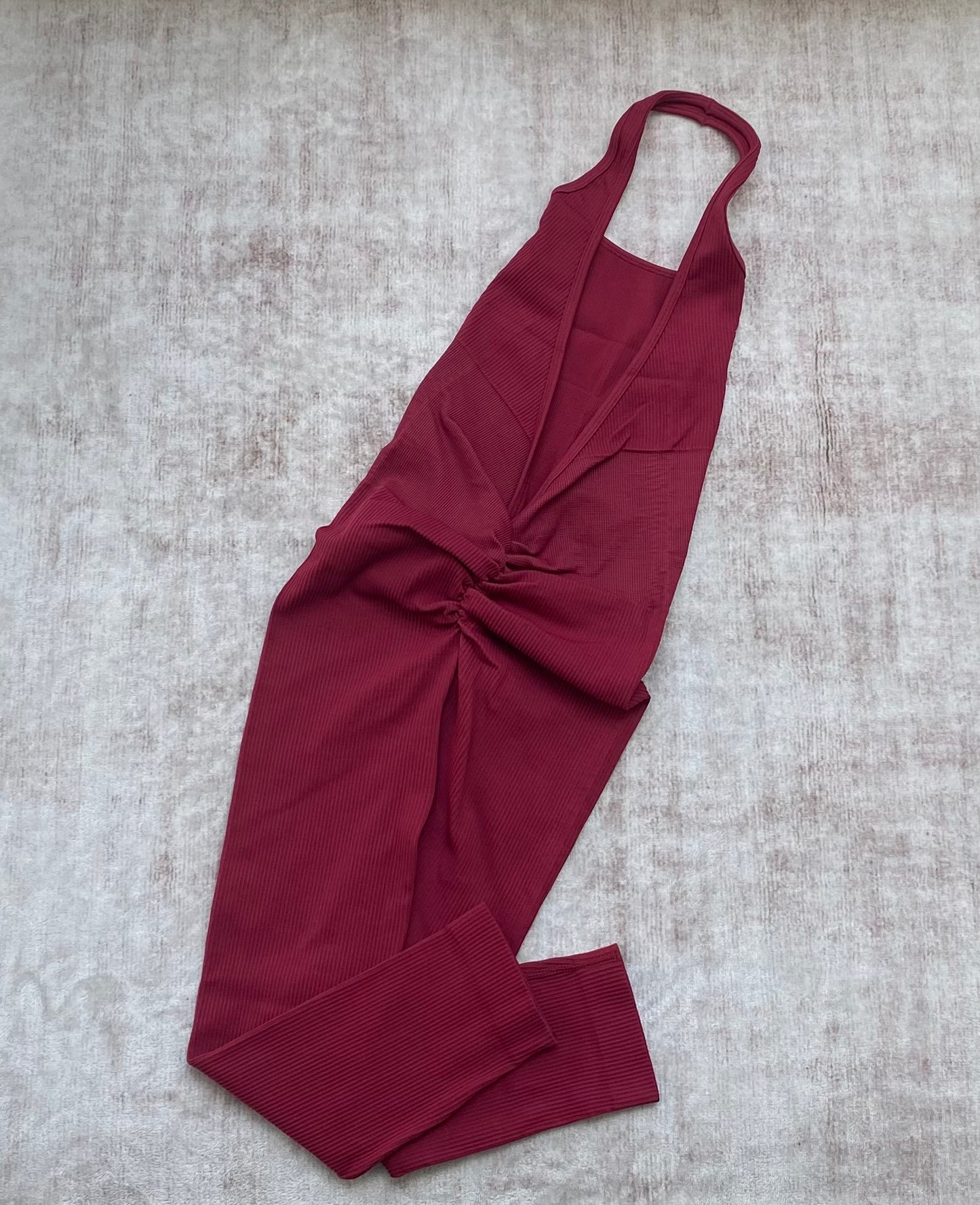 ENTERIZO LARGO HALTER CON PUSH PREMIUM