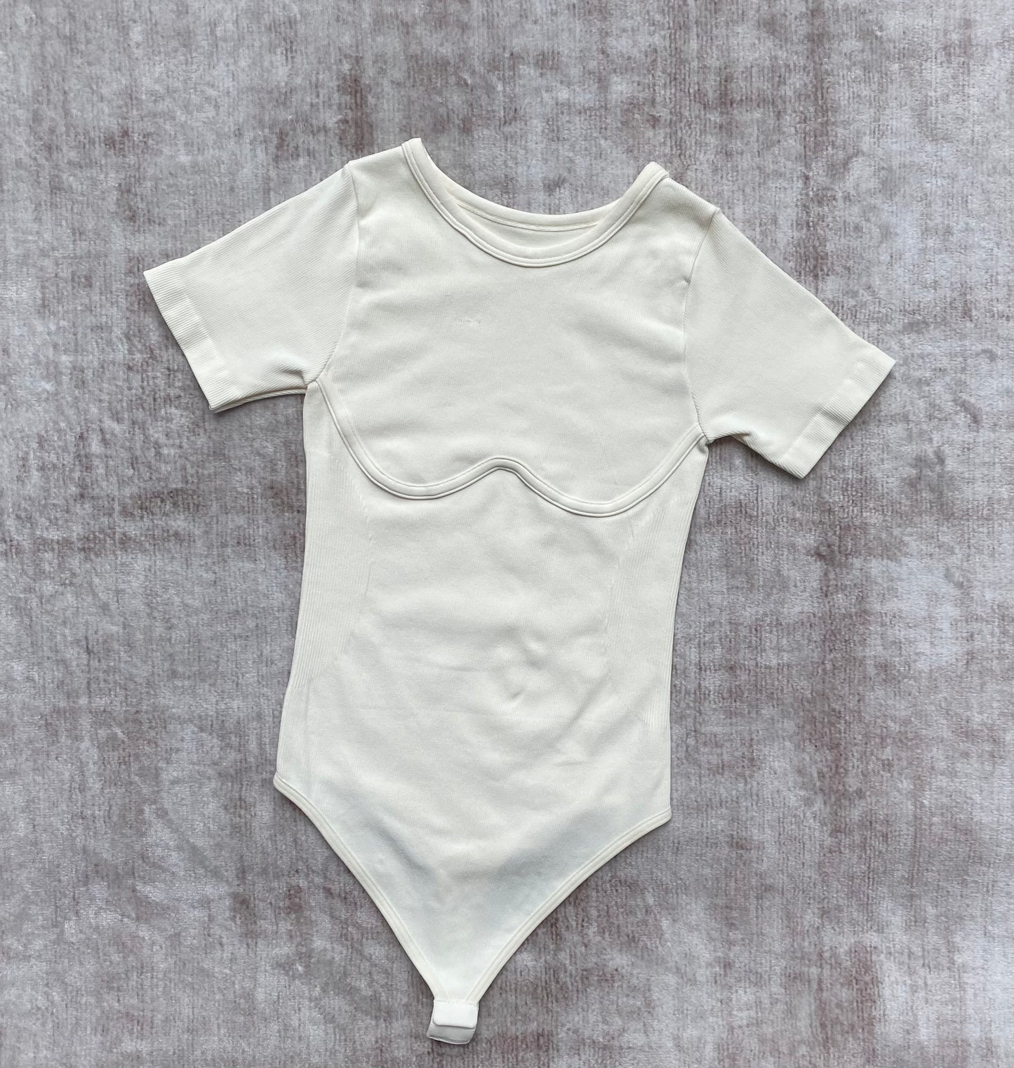 BODY MANGA CORTA SESGO PREMIUM