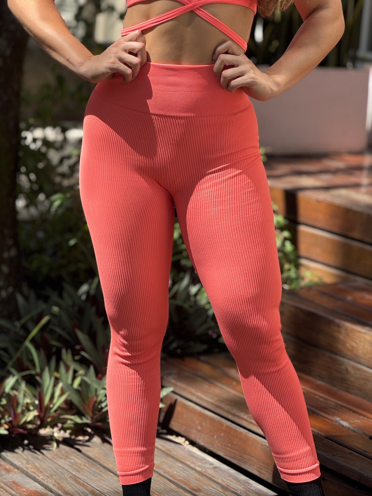 LEGGINS RIB SIN PUSH PREMIUM