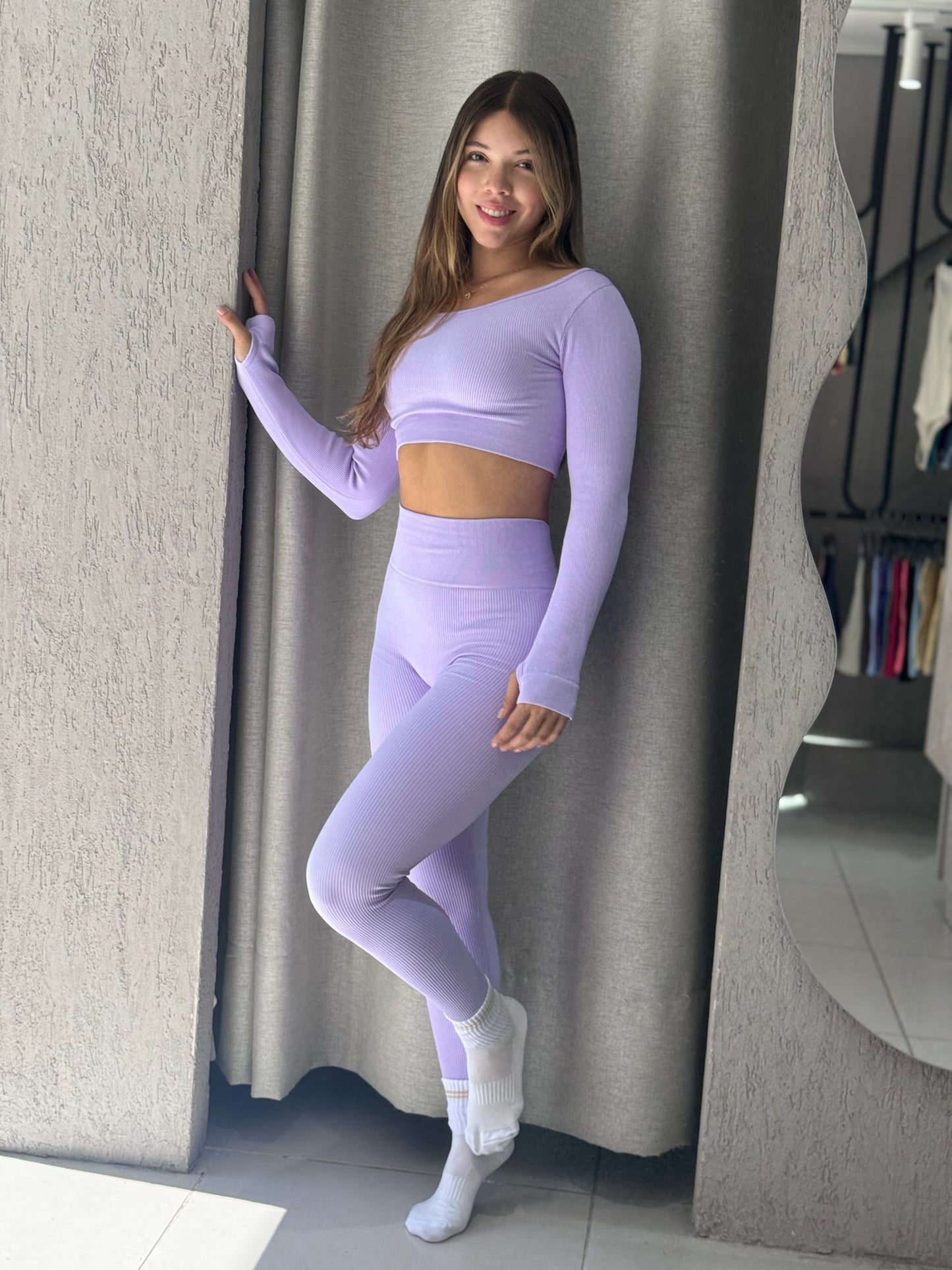 LEGGINS RIB SIN PUSH PREMIUM