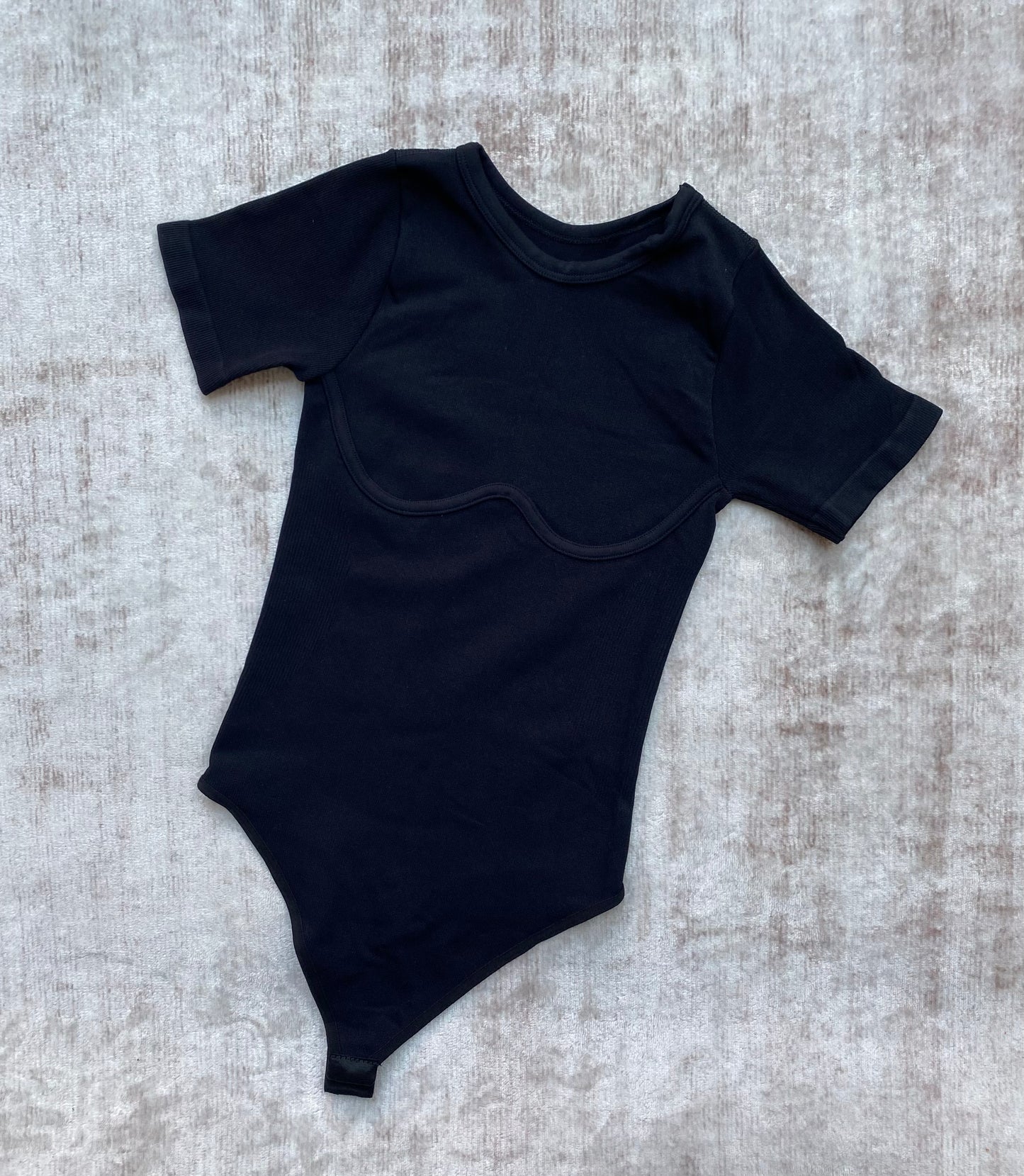 BODY MANGA CORTA SESGO PREMIUM