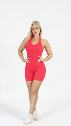ENTERIZO CORTO HALTER SIN PUSH PREMIUM