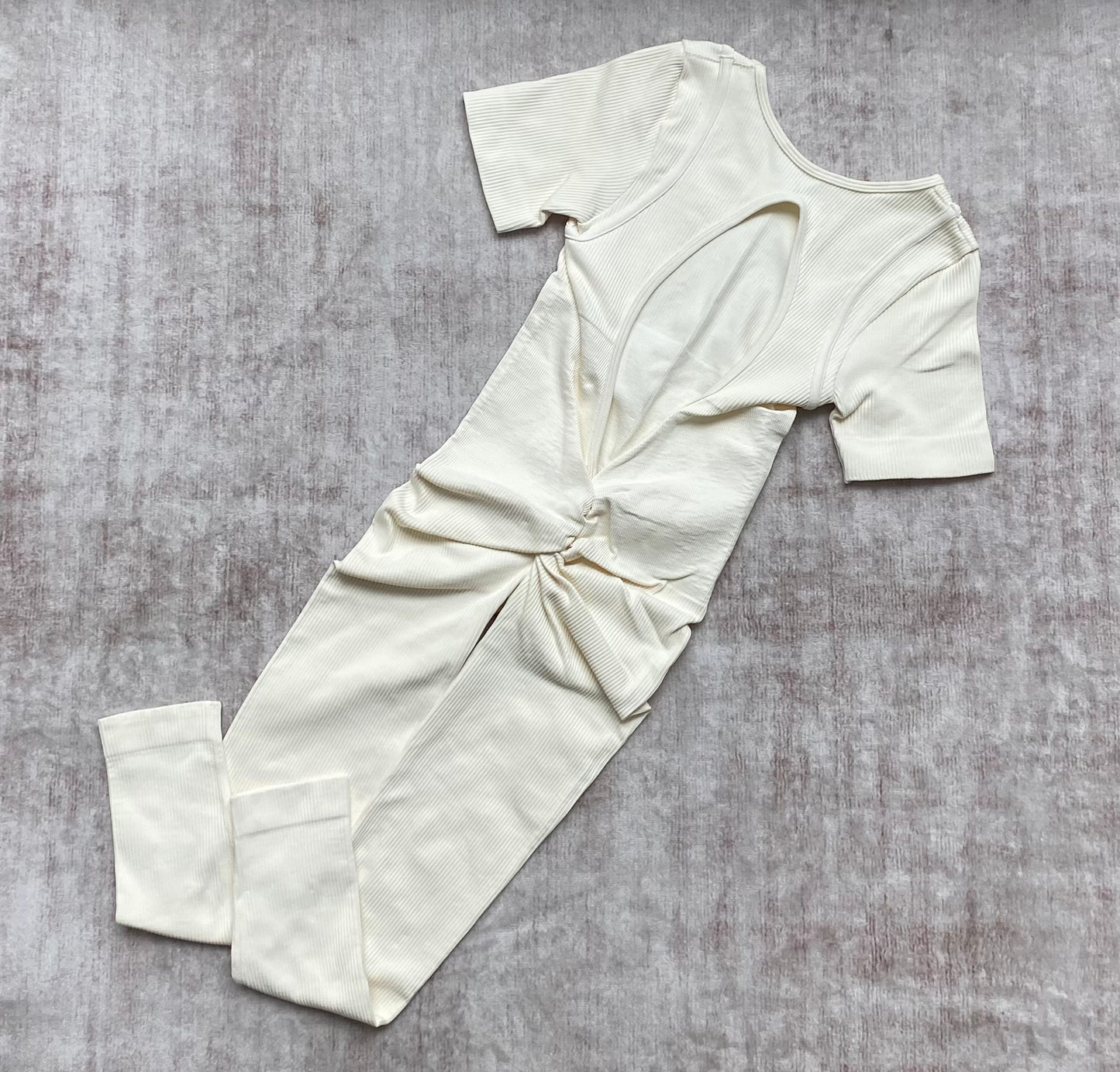 ENTERIZO LARGO MANGA CORTA SESGO LATERAL PRMEMIUM