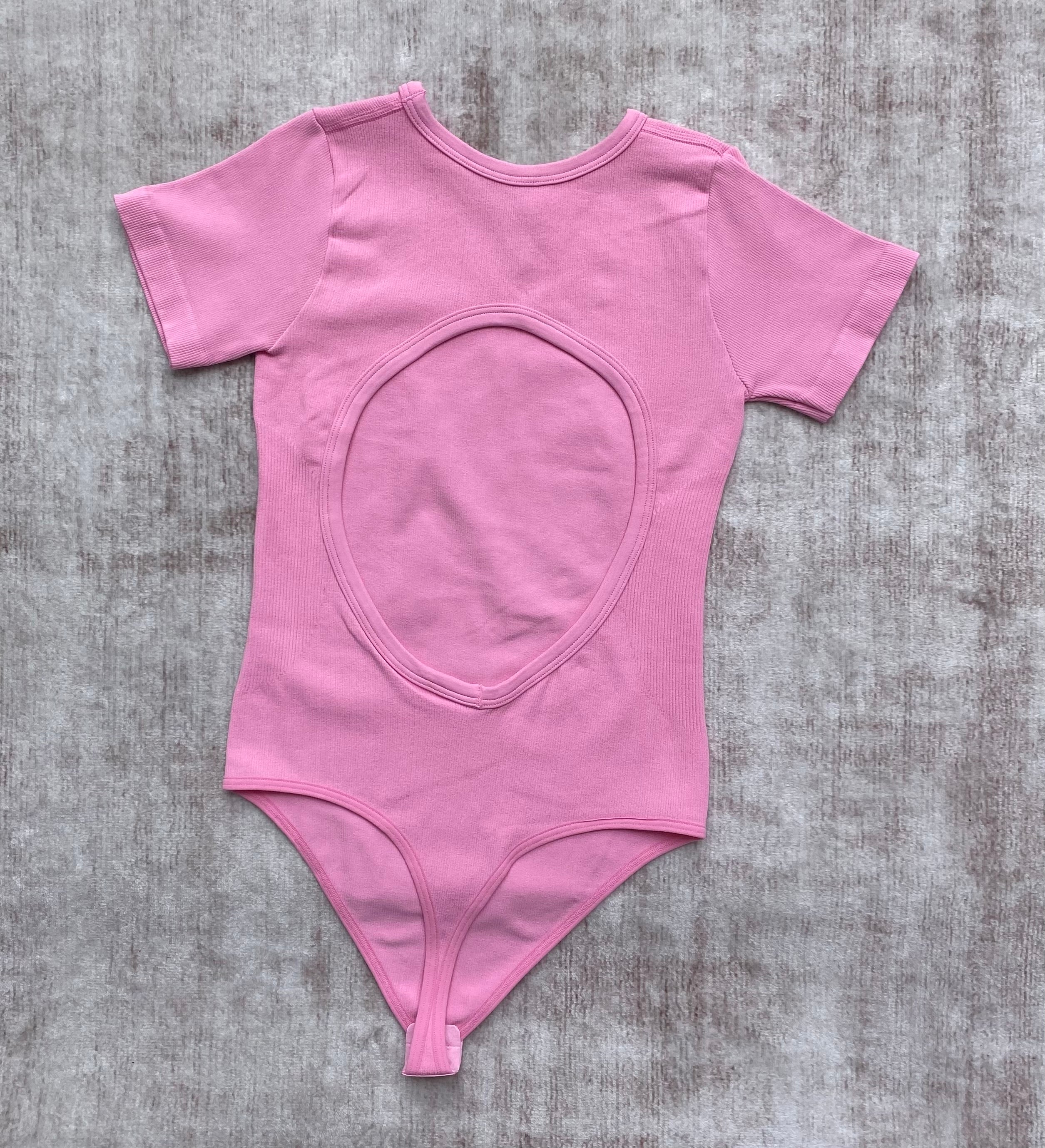 BODY MANGA CORTA ESCOTE