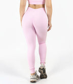 LEGGINS RIB SESGO LATERAL CON PUSH