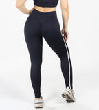 LEGGINS RIB SESGO LATERAL CON PUSH