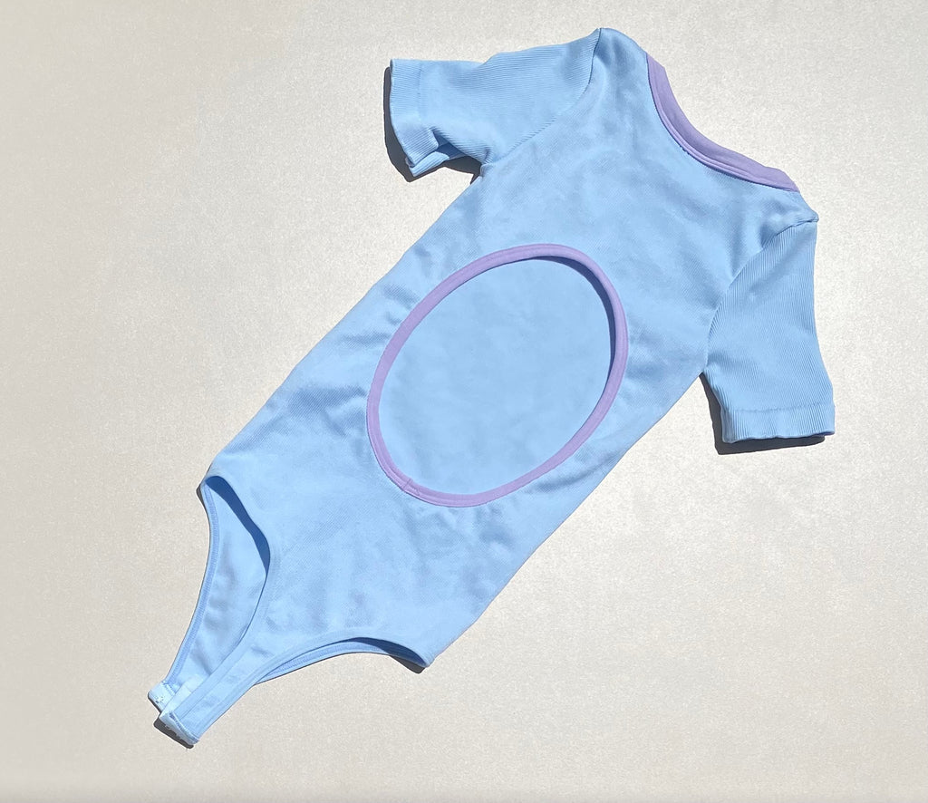 BODY MANGA CORTA SESGO ESCOTE PREMIUM