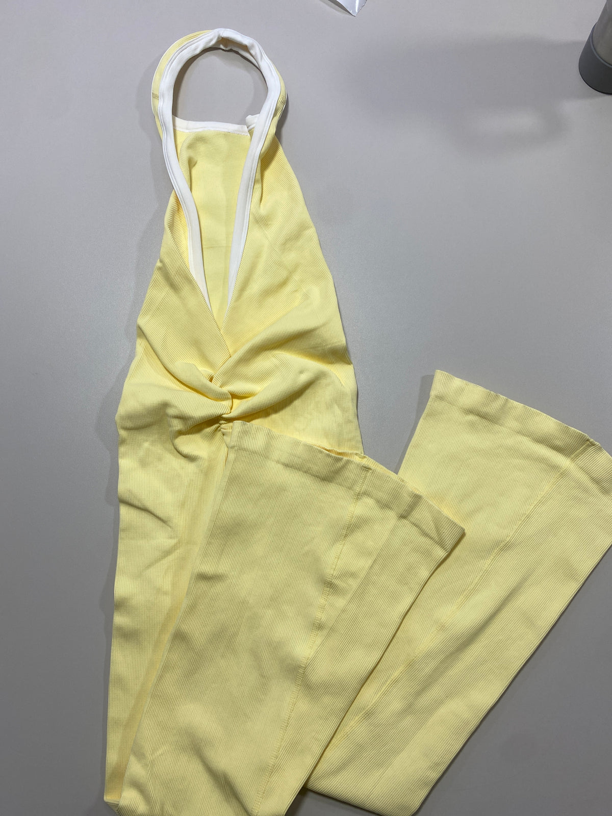 ENTERIZO LARGO HALTER CON PUSH BOTA CAMPANA PREMIUM