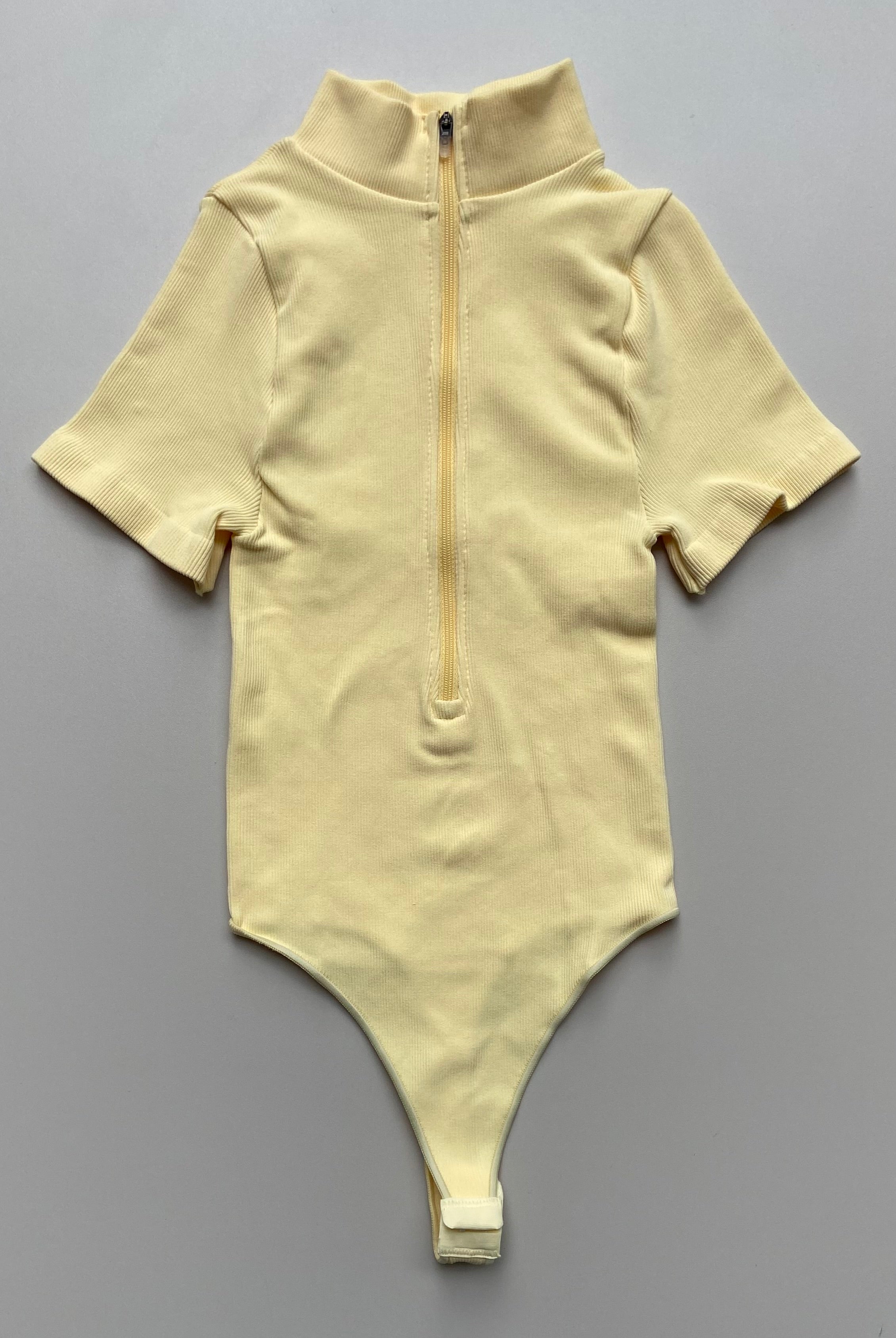 BODY MANGA CORTA CREMALLERA PREMIUM