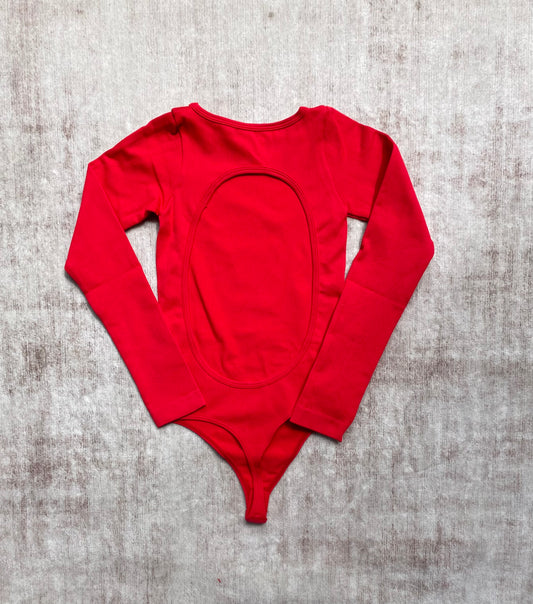 BODY MANGA LARGA ESCOTE