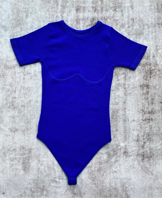 BODY MANGA CORTA SESGO PREMIUM
