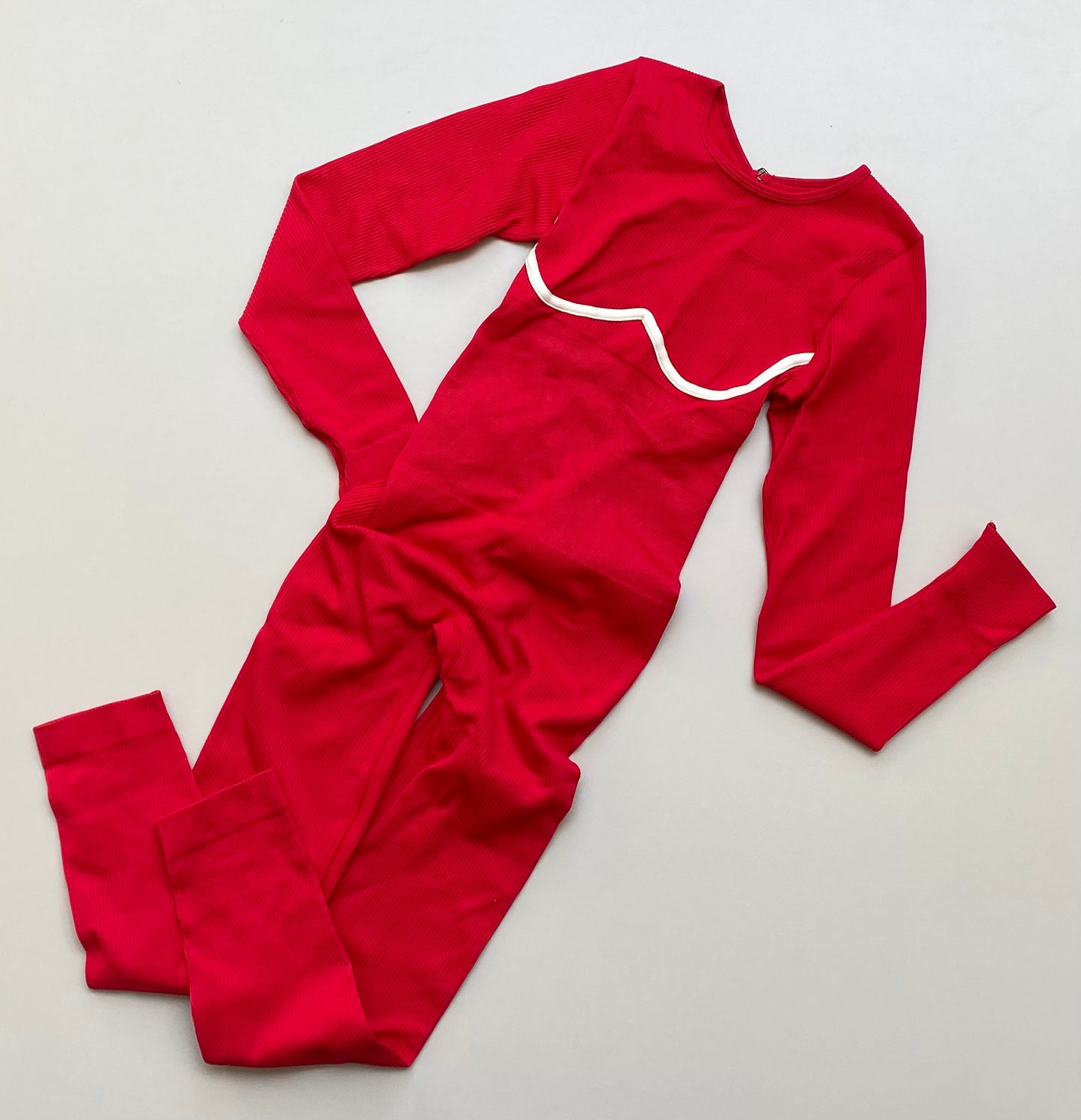 ENTERIZO LARGO MANGA LARGA SESGO