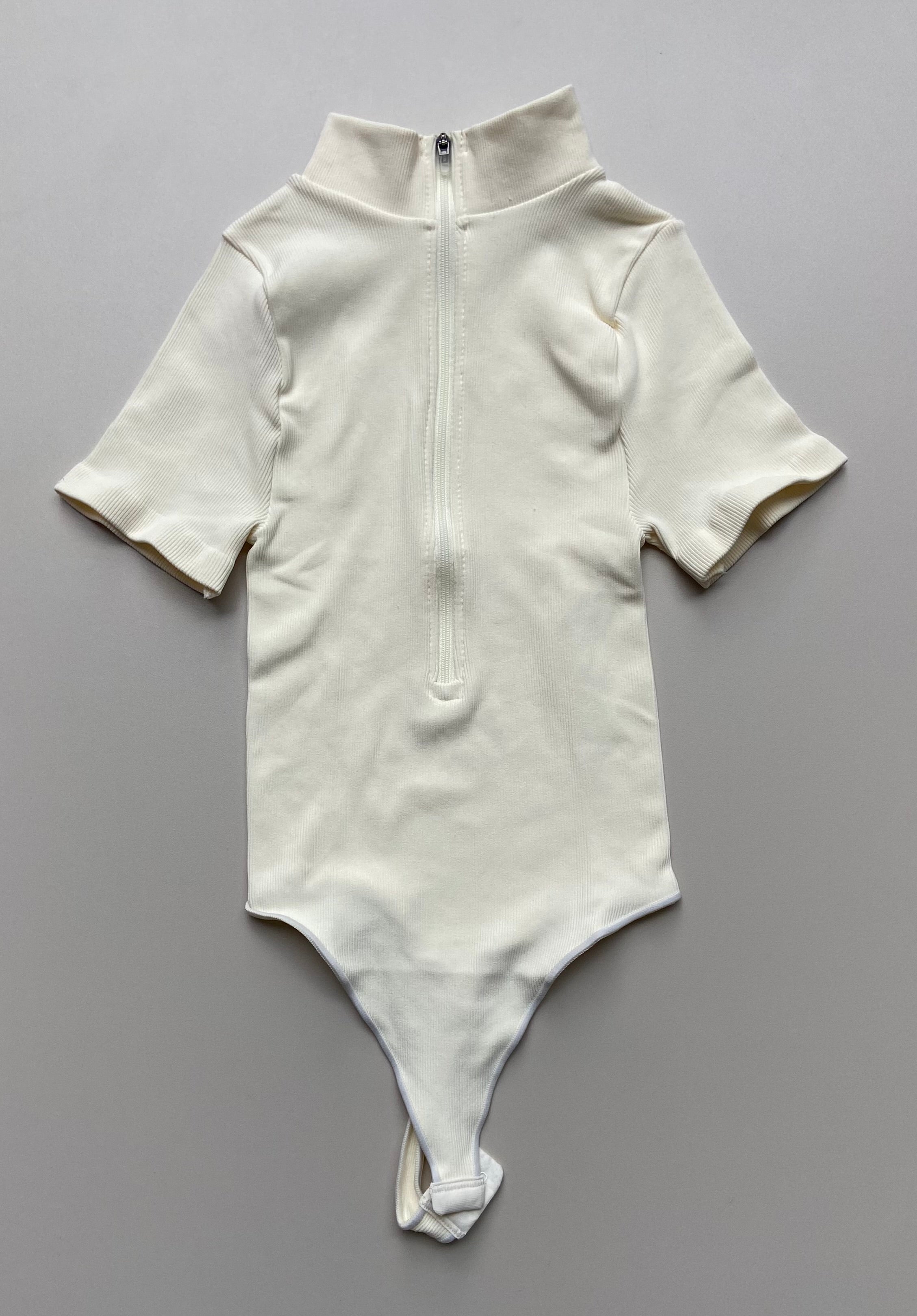 BODY MANGA CORTA CREMALLERA PREMIUM