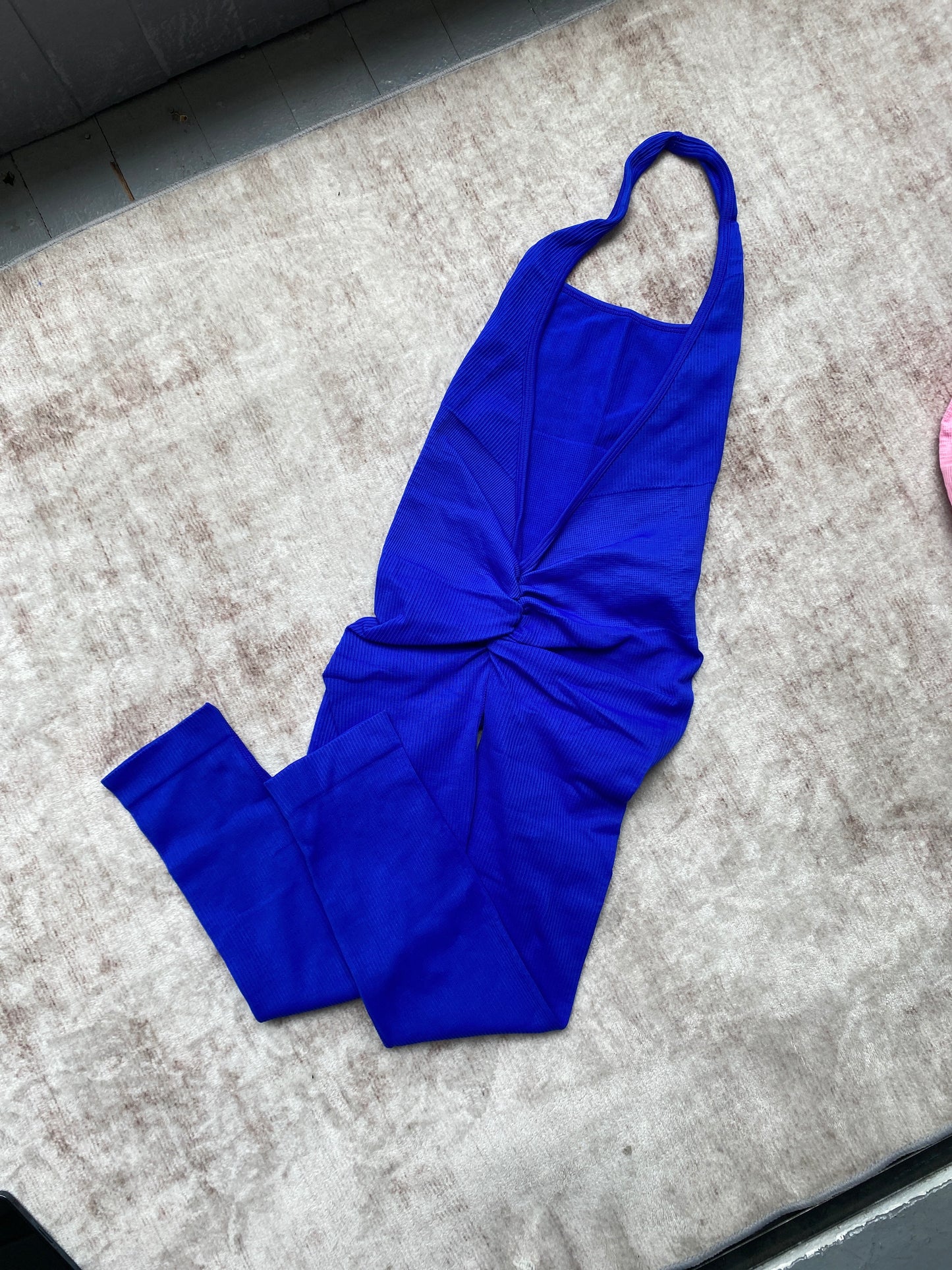 ENTERIZO LARGO HALTER CON PUSH PREMIUM