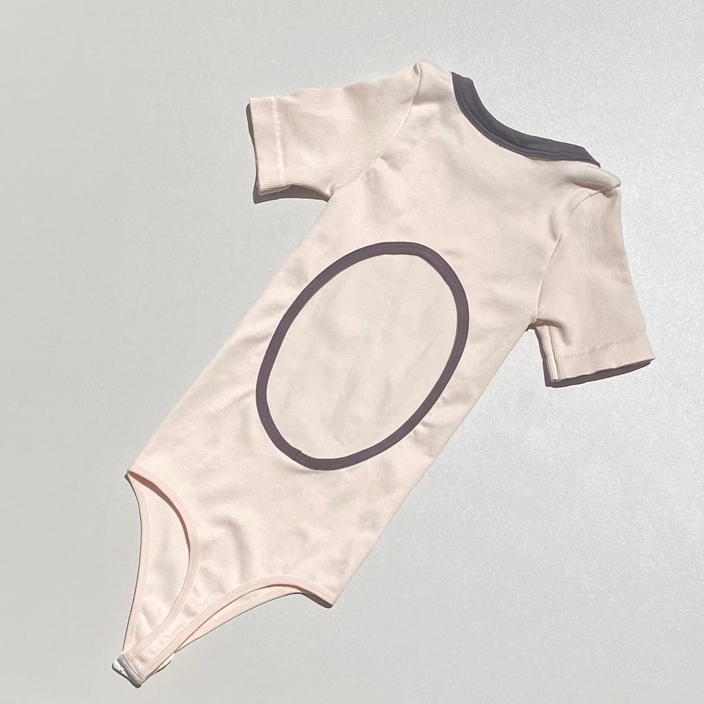 BODY MANGA CORTA SESGO ESCOTE PREMIUM