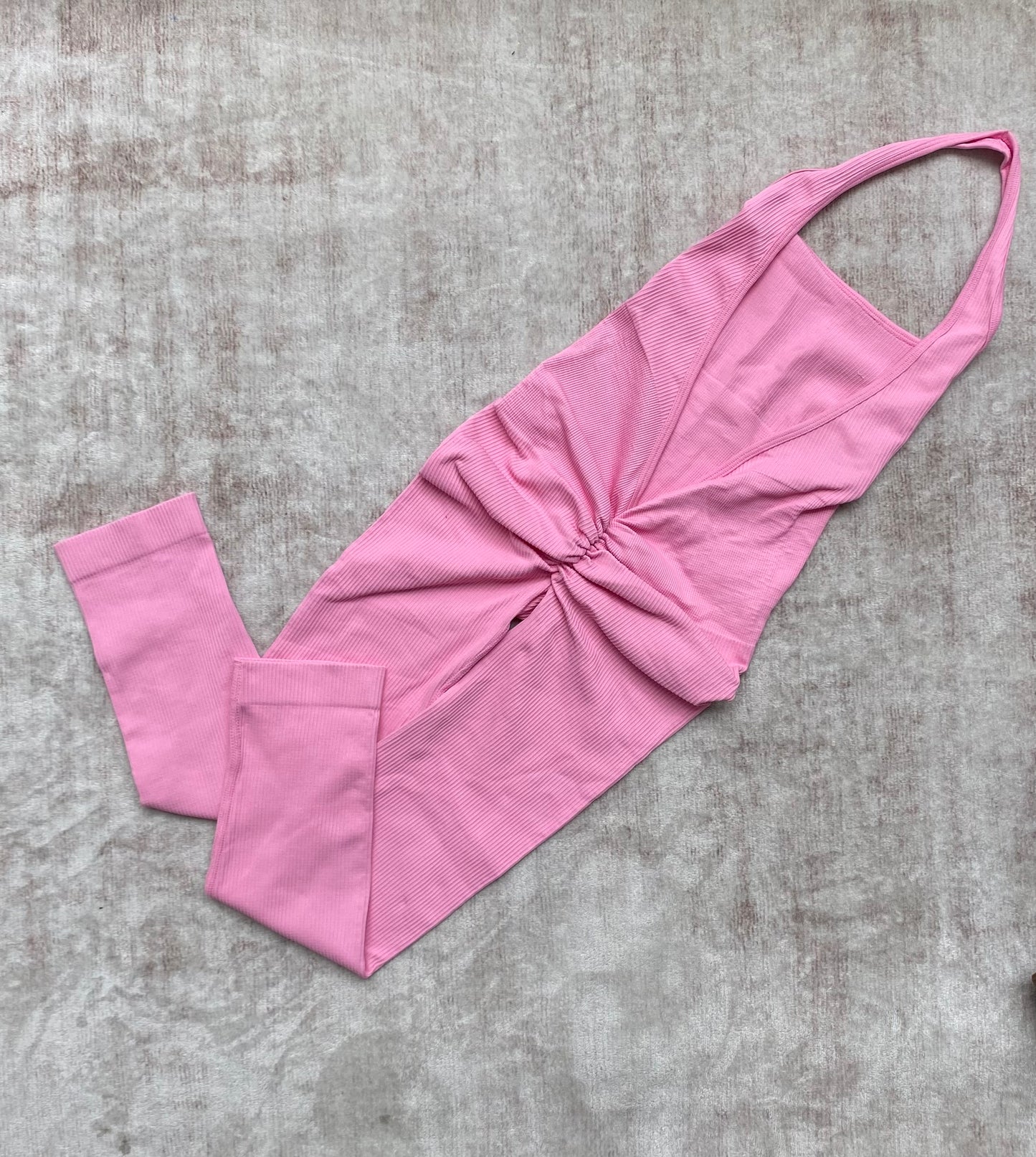 ENTERIZO LARGO HALTER CON PUSH PREMIUM