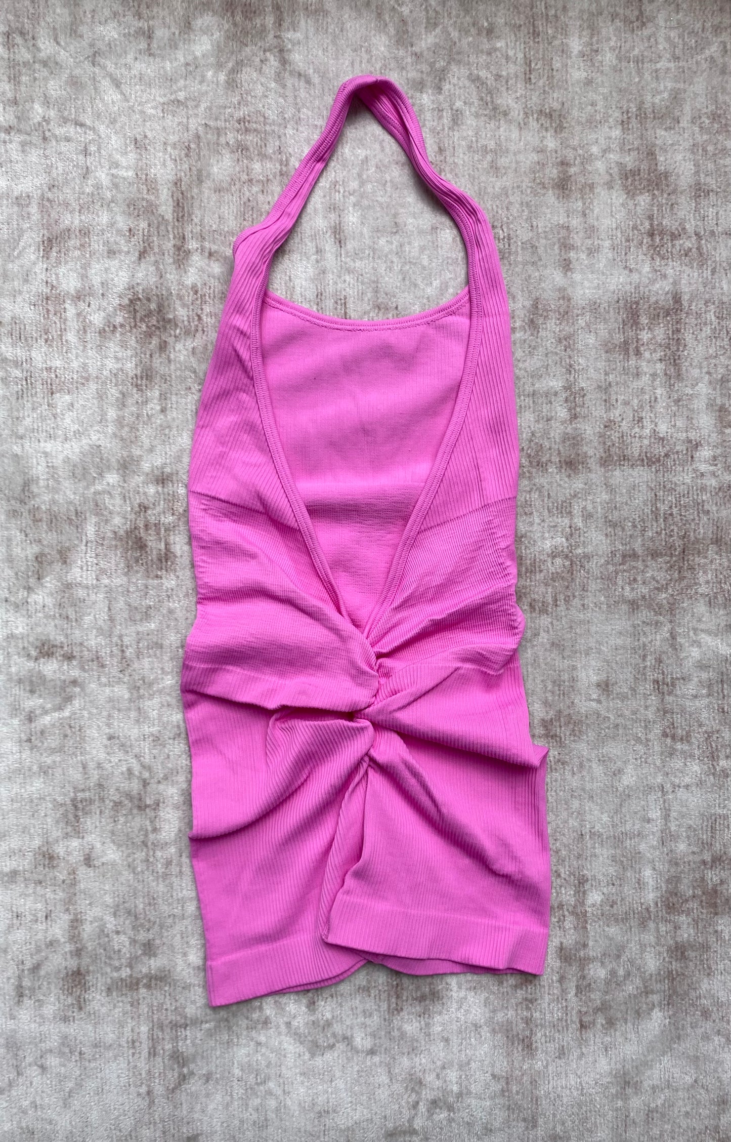 ENTERIZO CORTO HALTER CON PUSH