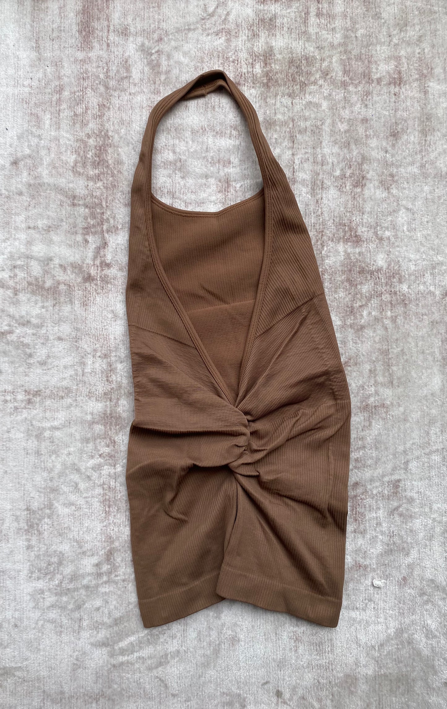 ENTERIZO CORTO HALTER CON PUSH