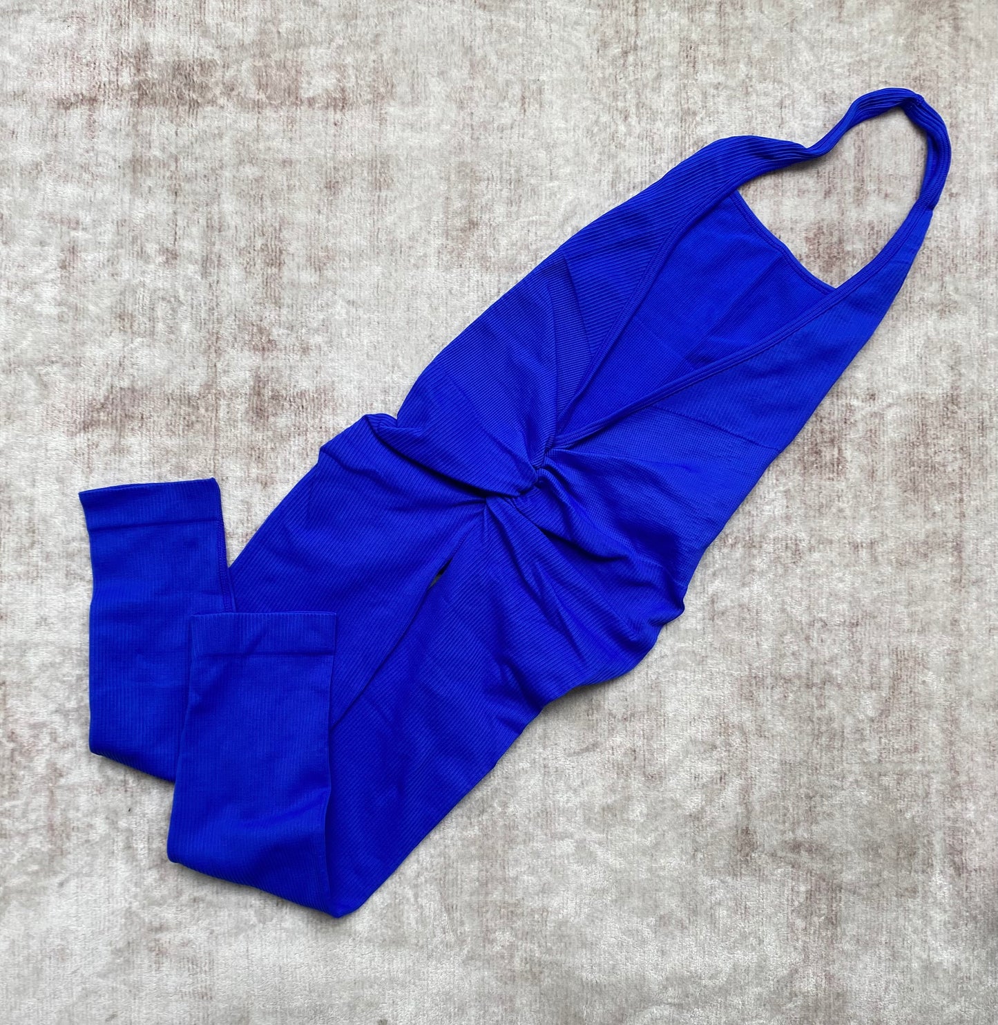 ENTERIZO LARGO HALTER CON PUSH PREMIUM