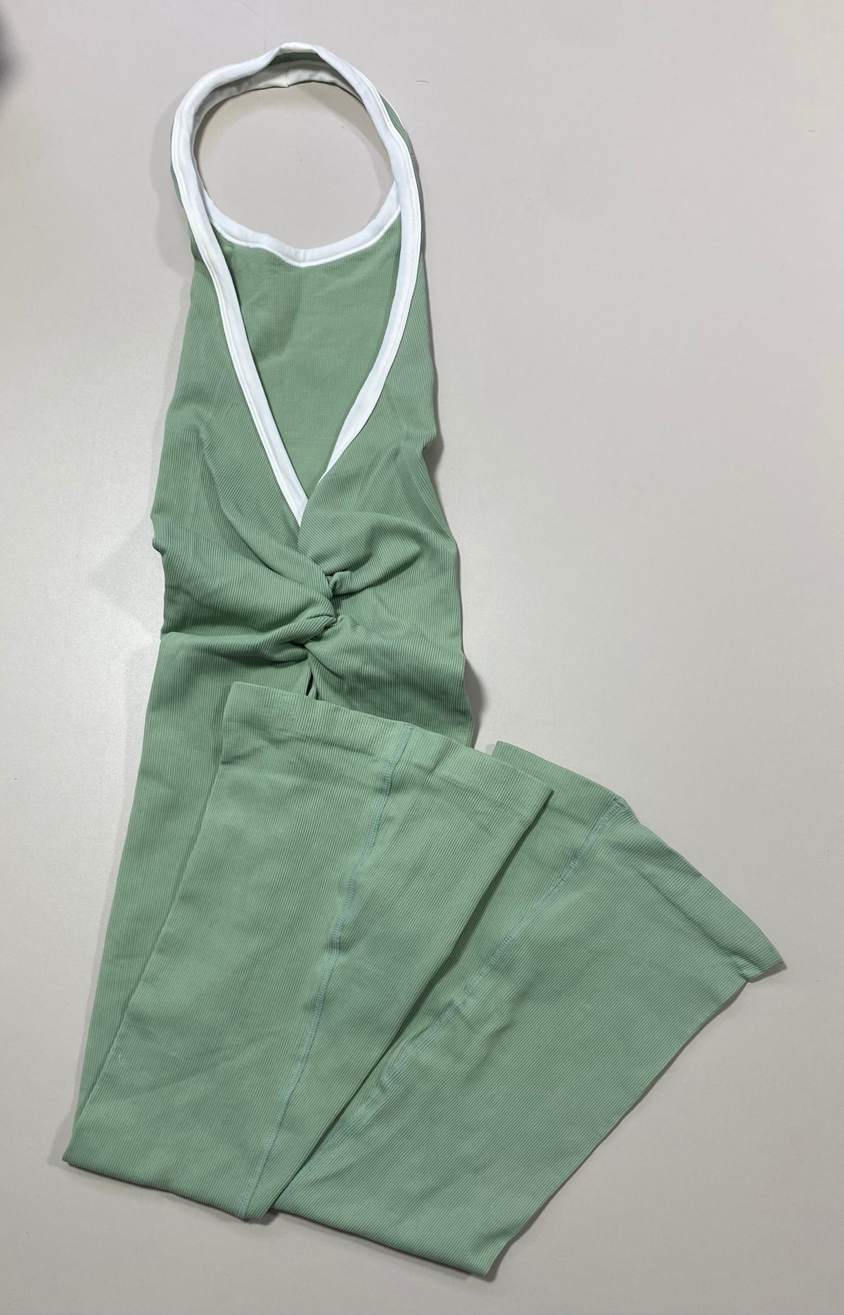 ENTERIZO LARGO HALTER CON PUSH BOTA CAMPANA PREMIUM